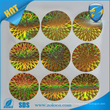 2014 high quality hot sell cheap customized custom made hologram sticker